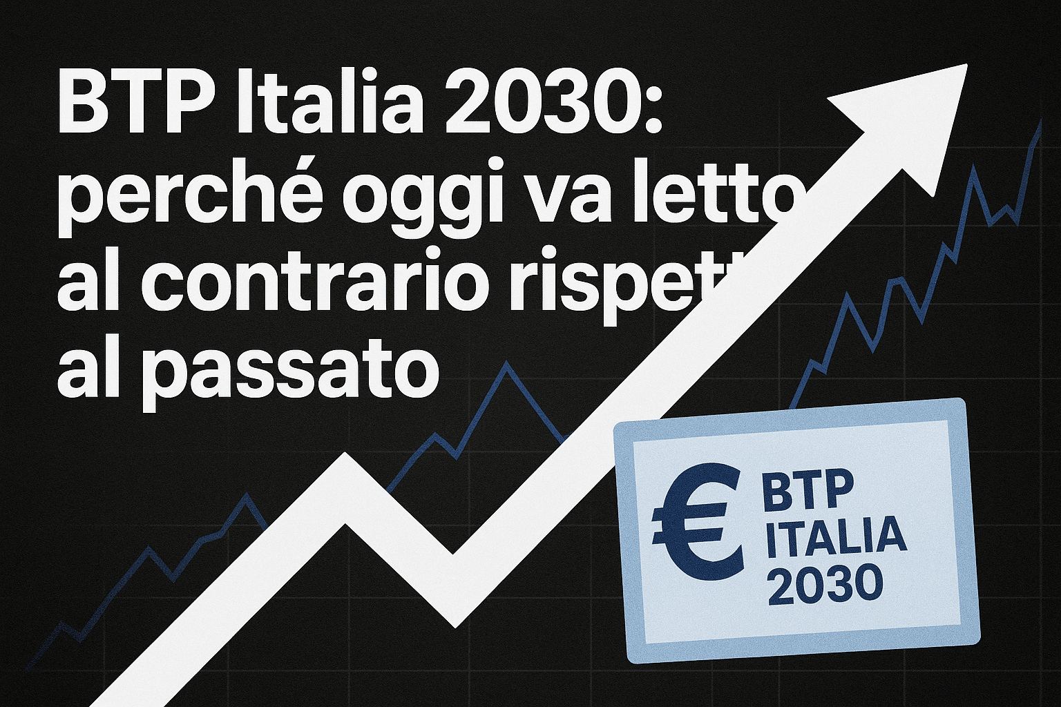 BTP Italia 2030: perché oggi va letto al contrario rispetto al passato