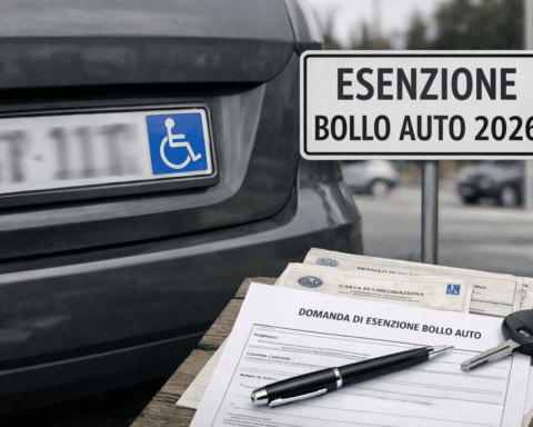 esenzione bollo auto disabili