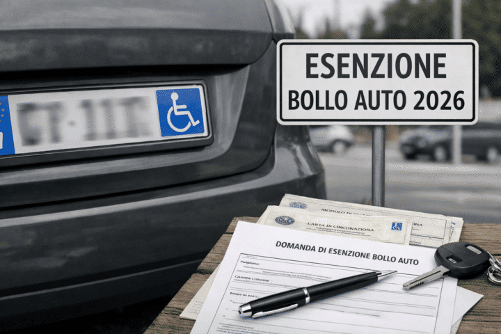 esenzione bollo auto disabili