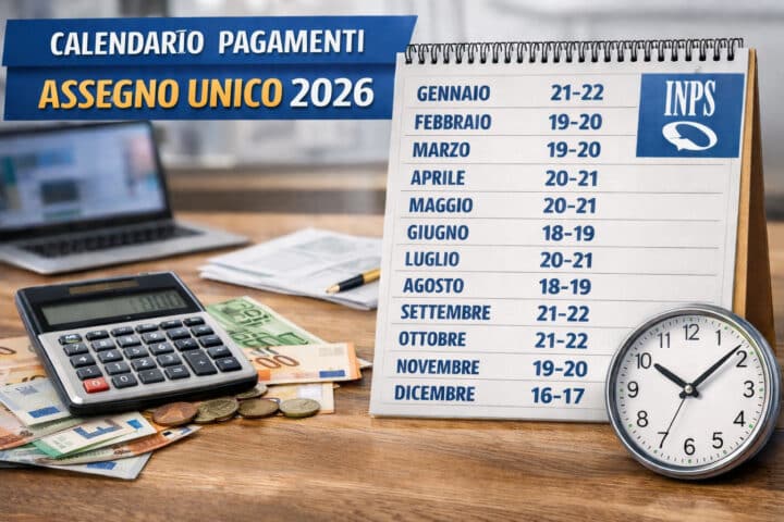 pagamenti assegno unico