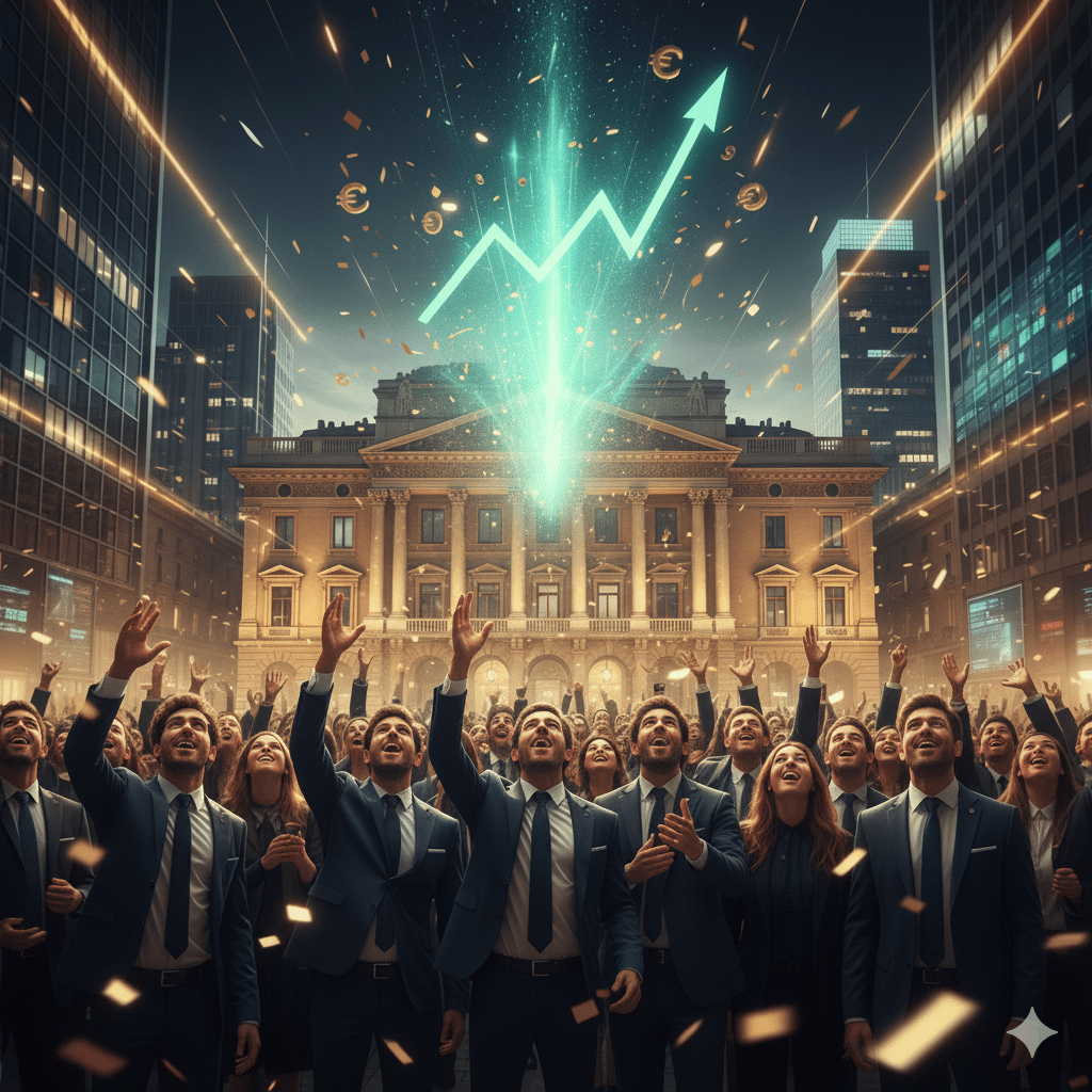 Il boom di Piazza Affari anche nel 2025