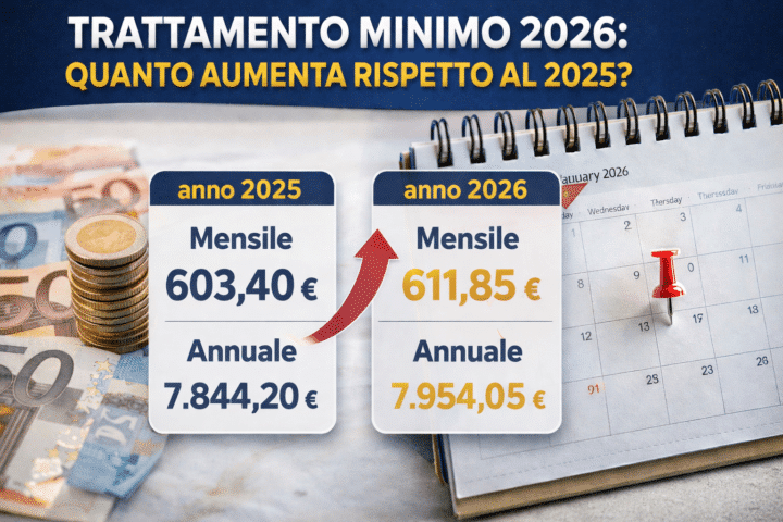 trattamento minimo 2026