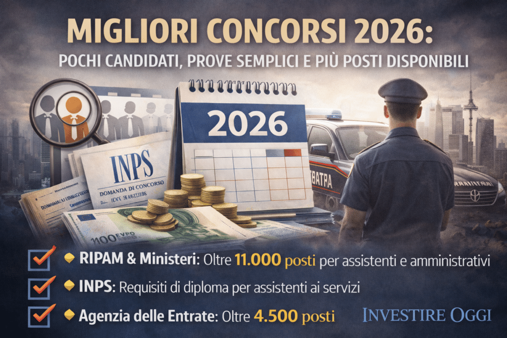 Concorsi pubblici 2026