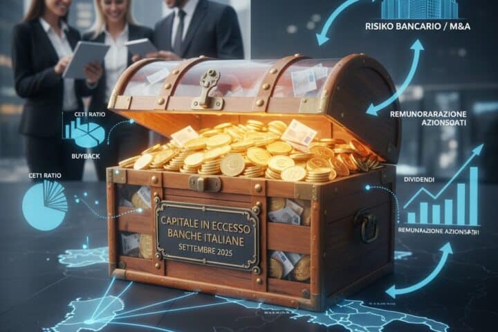 Capitale in eccesso per le banche italiane