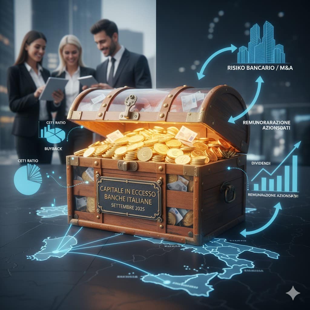 Capitale in eccesso per le banche italiane