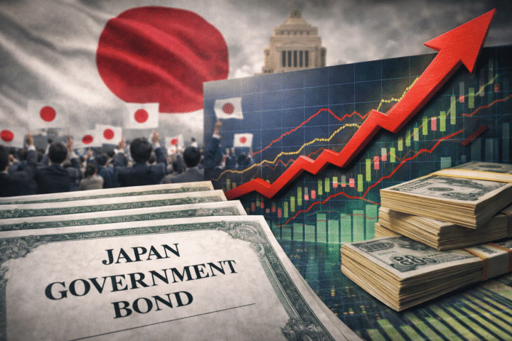 Rendimenti dei bond in Giappone in forte rialzo