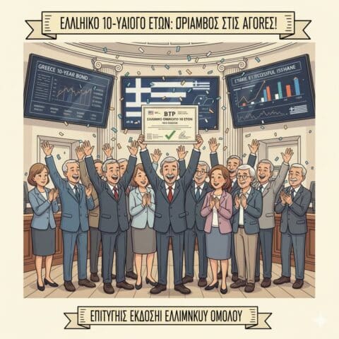 Emissione del nuovo bond a 10 anni in Grecia