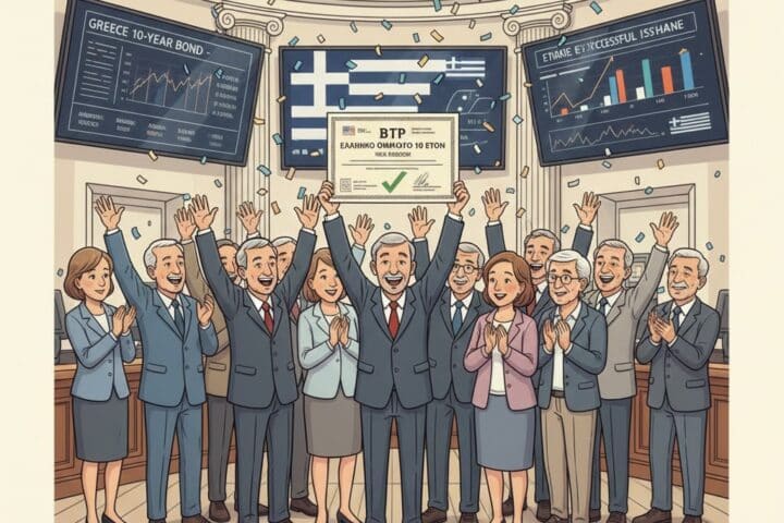 Emissione del nuovo bond a 10 anni in Grecia