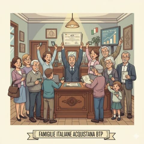 Famiglie si buttano sui BTp