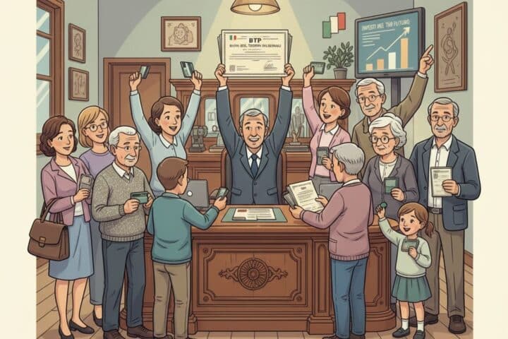 Famiglie si buttano sui BTp