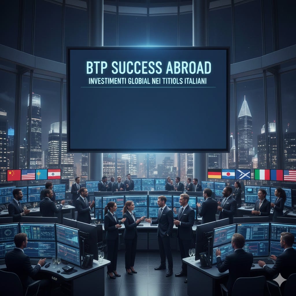 Il successo dei BTp all'estero