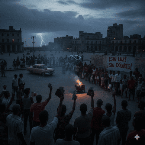 La crisi di Cuba minaccia il regime