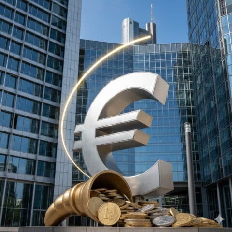 Euro forte, mal di testa alla BCE sui tassi di interesse