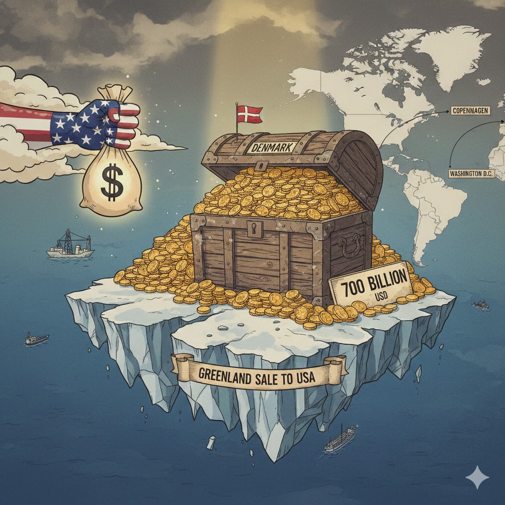 Trump pagherebbe 700 miliardi di dollari per comprare la Groenlandia