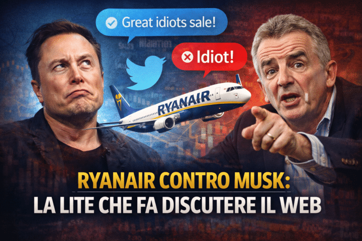 Insulti tra Musk e Ryanair