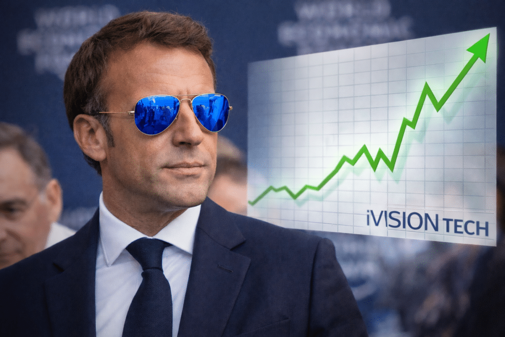Azioni iVision Tech volano grazie agli occhiali di Macron