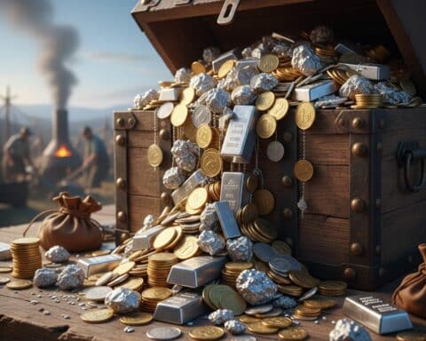 Oro e argento volano