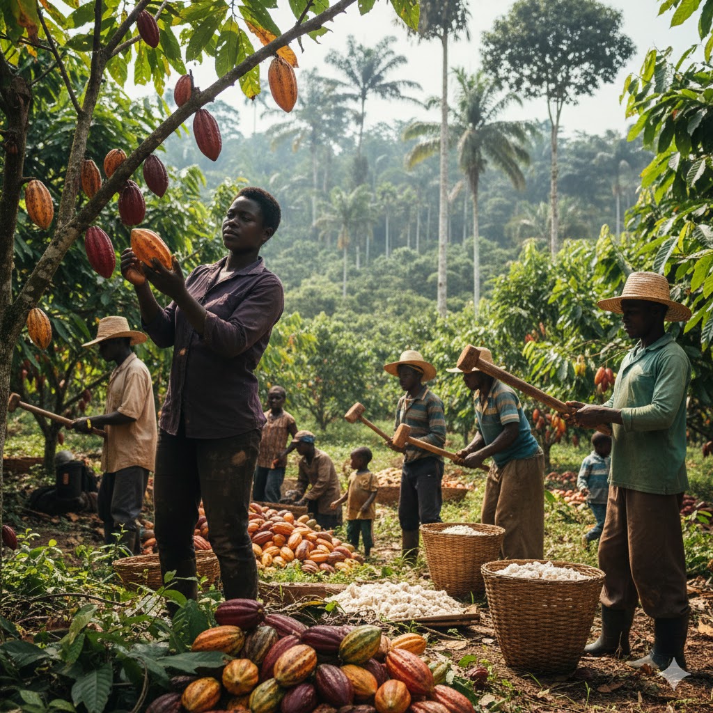 Crolla il prezzo del cacao