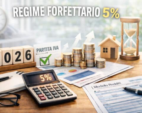 regime forfettario 5 per cento