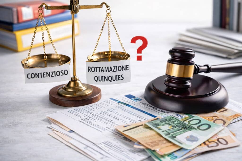 rottamazione quinquies e contenzioso