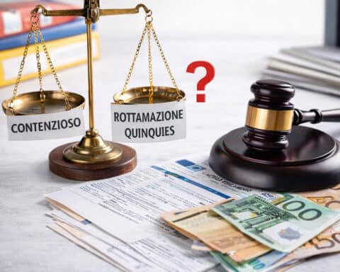 rottamazione quinquies e contenzioso