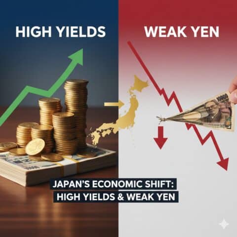 Tassi su o cambio giù in Giappone