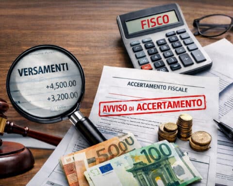 versamenti sul conto del professionista