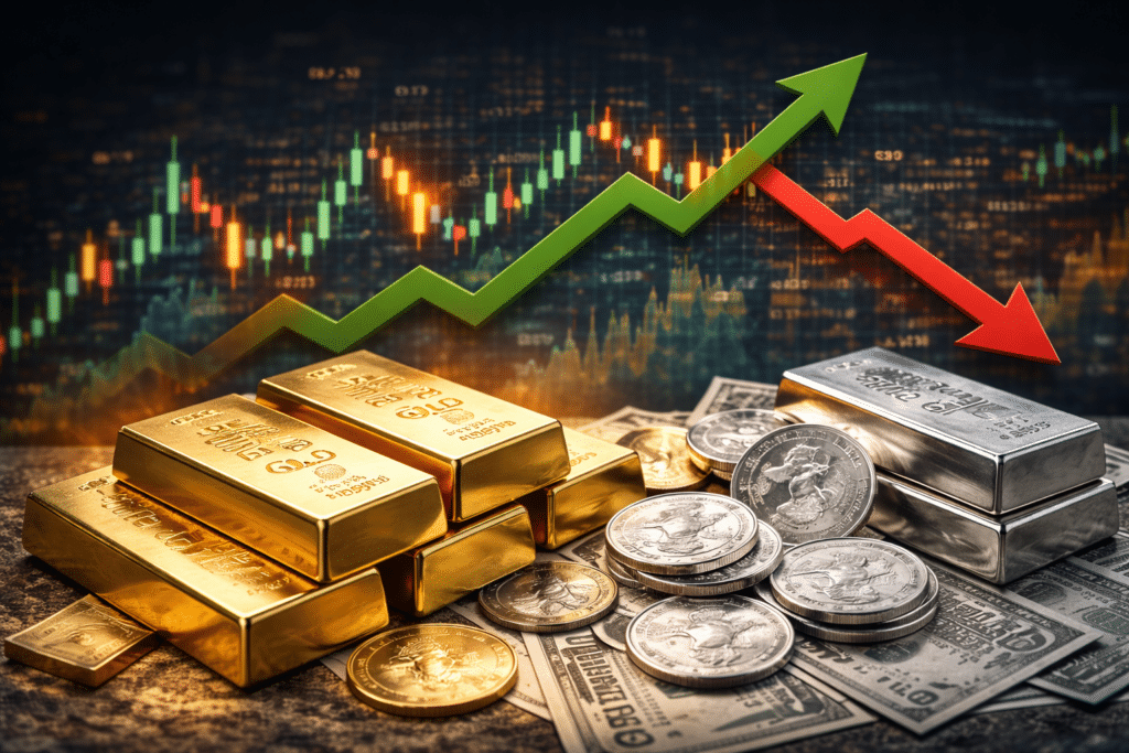 Volatilità di oro e argento alle stelle