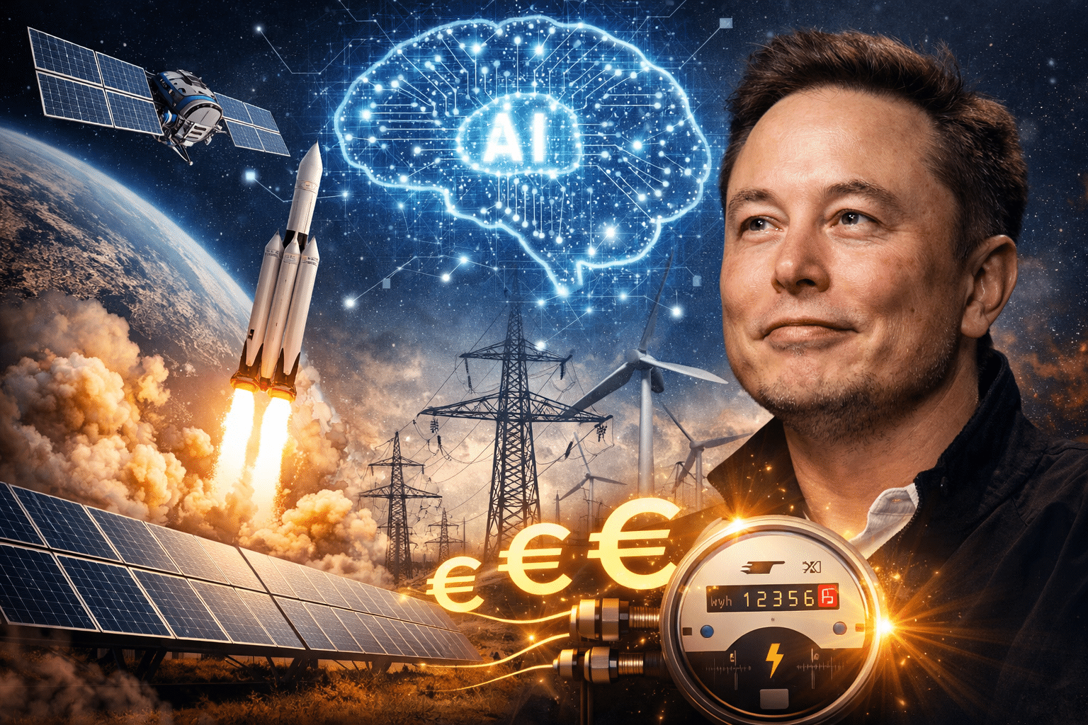 Bollette luce più basse grazie a Musk?