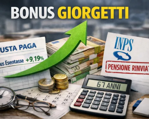 bonus giorgetti