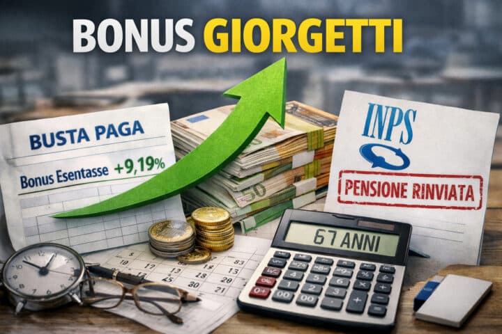 bonus giorgetti