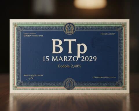 BTp marzo 2029 in asta