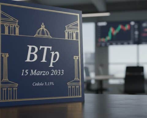 BTp marzo 2033 in asta