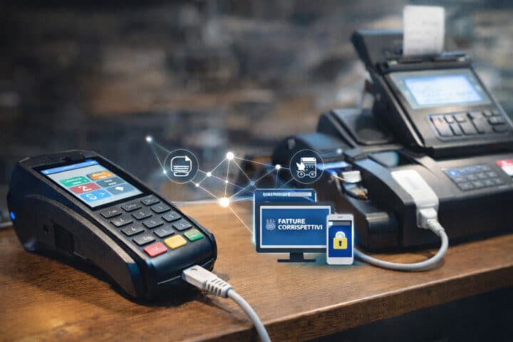 collegamento pos e registratori