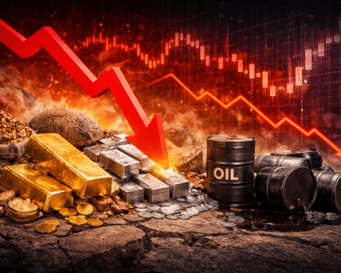 Crollo delle materie prime