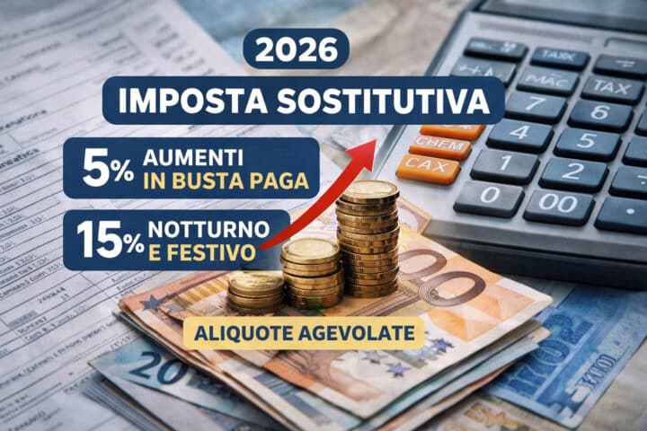 imposta sostitutiva busta paga