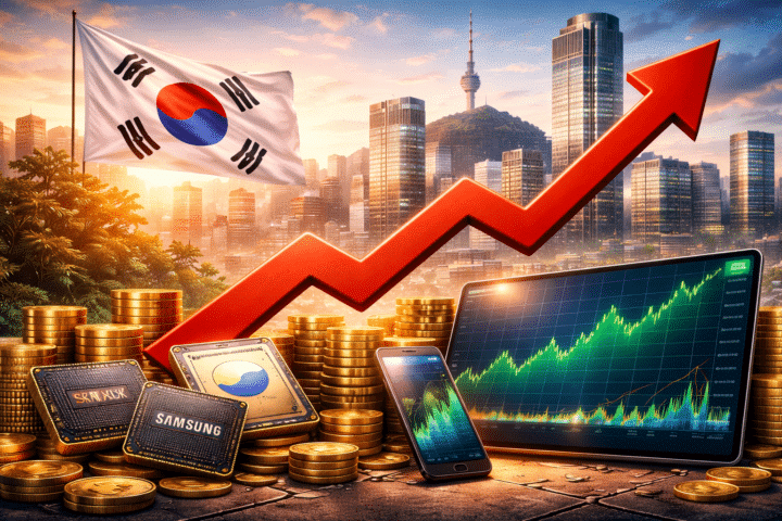 Boom del mercato azionario in Sud Corea