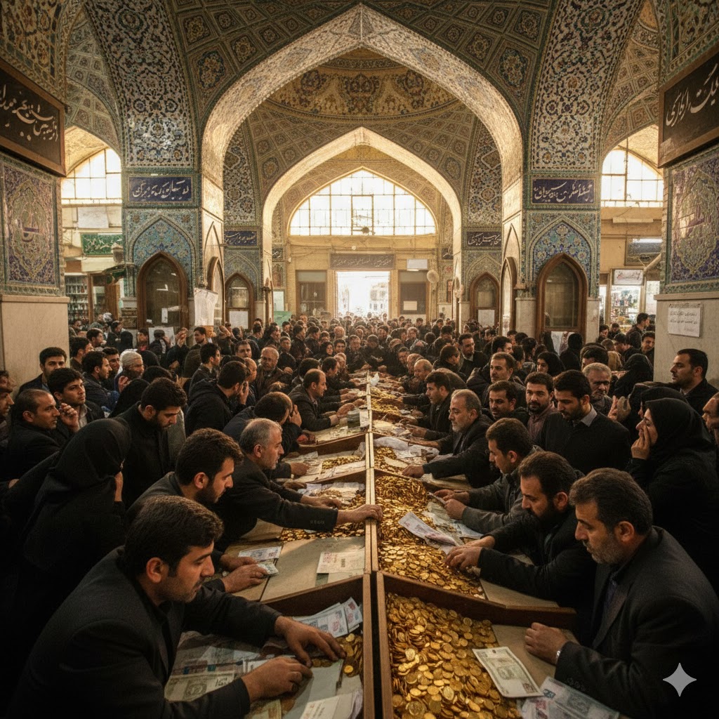 Caccia alle monete d'oro Emami in Iran