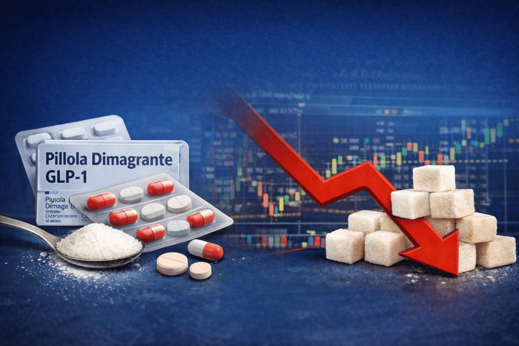 Prezzo dello zucchero crollato