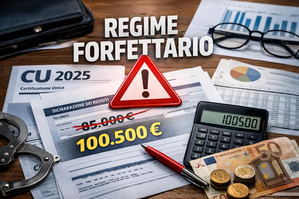 regime forfettario uscita