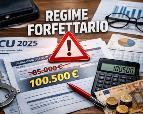 regime forfettario uscita