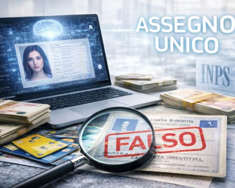 truffa ia su assegno unico