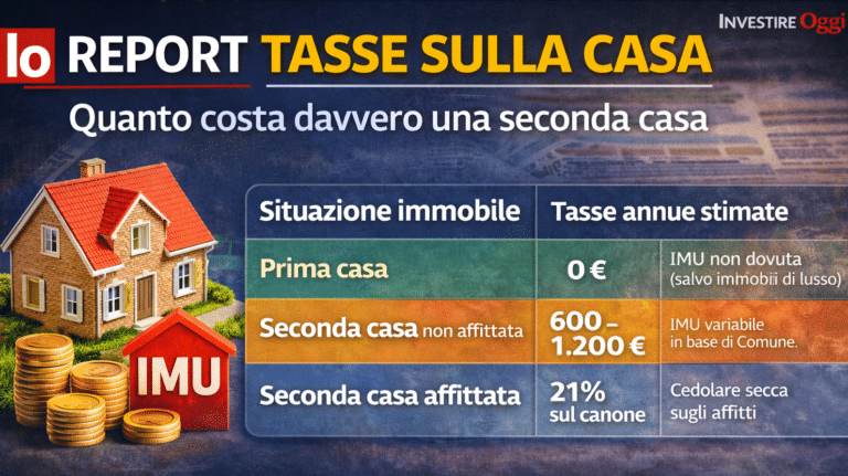 report tasse sulla casa