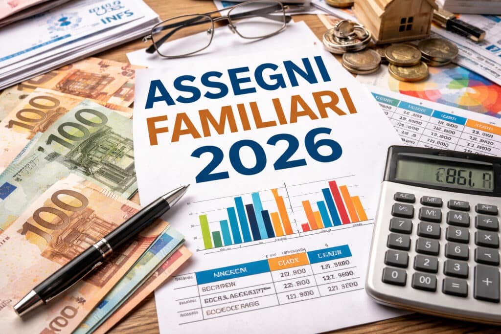 assegni familiari e assegno nucleo familiare INPS.