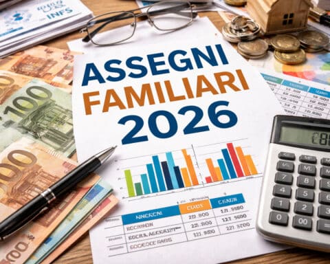 assegni familiari e assegno nucleo familiare INPS.