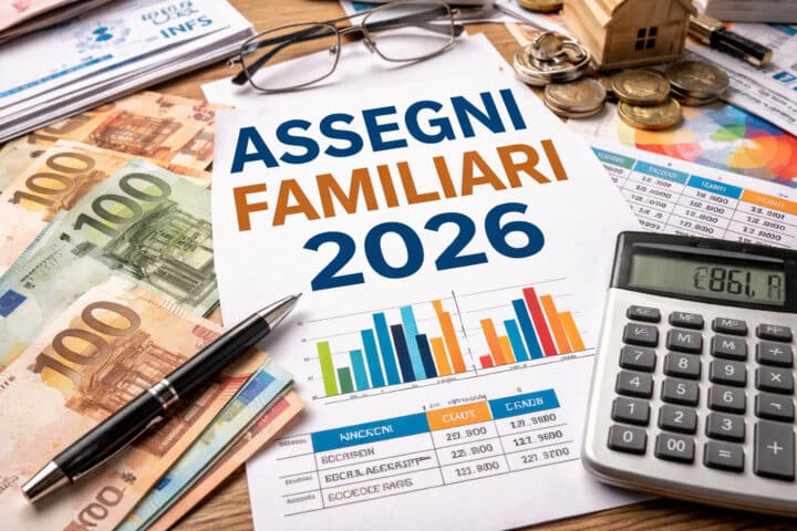 assegni familiari e assegno nucleo familiare INPS.