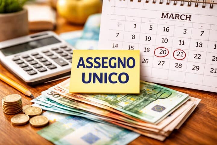 assegno unico pagamento