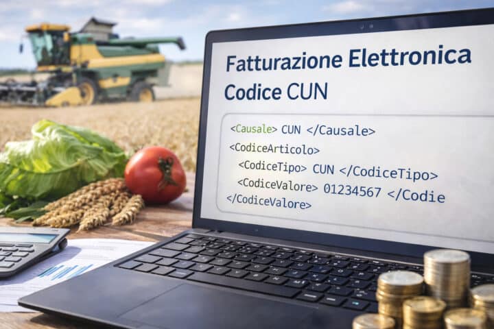 codice cun in fattura elettronica
