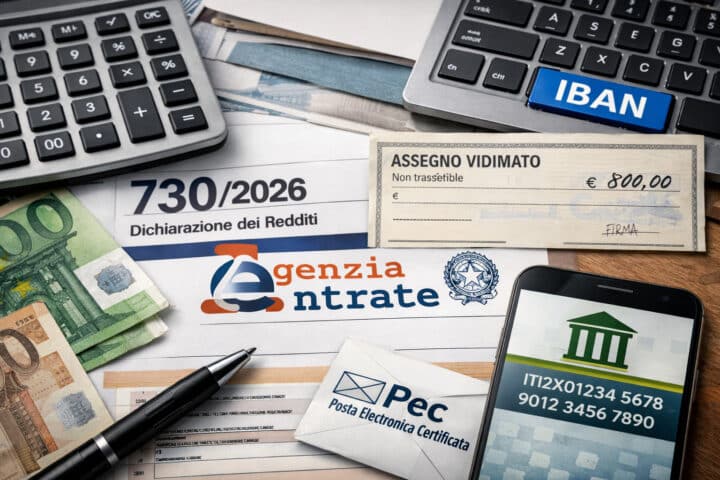 comunicare iban agenzia entrate