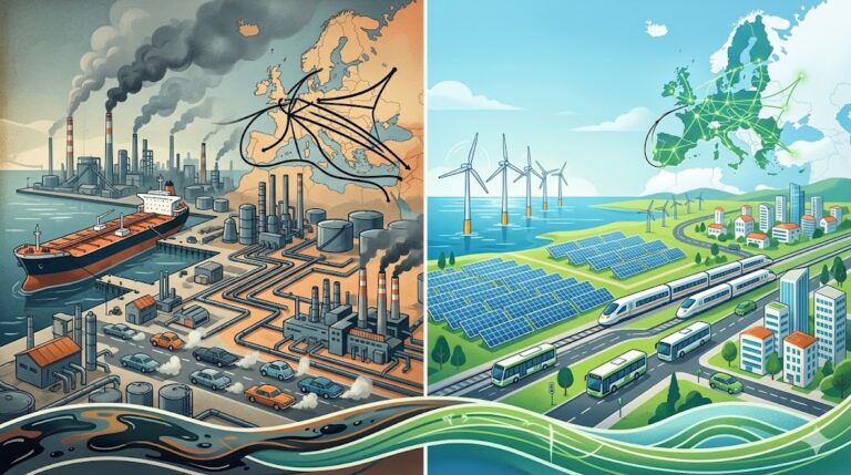 Consumi di petrolio in Europa